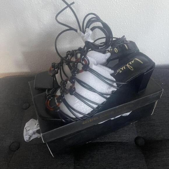 Black And Tan Lulus Lace Up - Picture 5 of 8